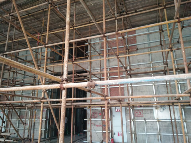 朗天通訊，室內裝修工程，墻面處理